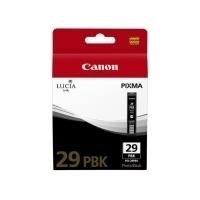 Kurzinfo: Canon PGI-29PBK - Photo schwarz - original - Tintenbehälter - für PIXMA PRO-1 Gruppe Druckerverbrauchsmaterial Hersteller Canon Hersteller Art. Nr. 4869B001 Modell PGI-29PBK EAN/UPC 4960999681900 Produktbeschreibung: Canon PGI-29PBK - Photo schwarz - Original - Tintenbehälter Produkttyp Tintenbehälter Drucktechnologie Tintenstrahl Druckfarbe Photo schwarz Ausführliche Details Verbrauchsmaterial Verbrauchsmaterialtyp Tintenbehälter Drucktechnologie Tintenstrahl Farbe Photo schwarz Enthaltene Anz. 1er-Pack