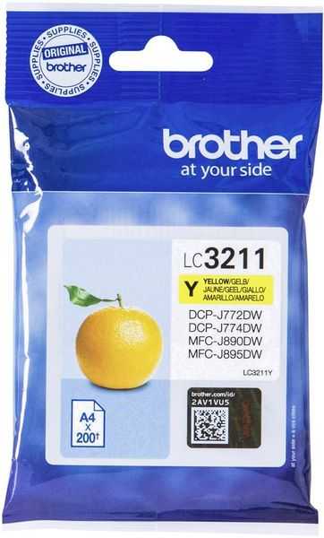 Brother Tinte LC-3211Y Original Gelb LC3211Y