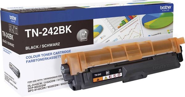 Brother Toner TN-242BK TN242BK Original Schwarz 2500 Seiten