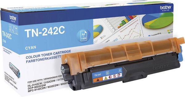 Brother Toner TN-242C TN242C Original Cyan 1400 Seiten