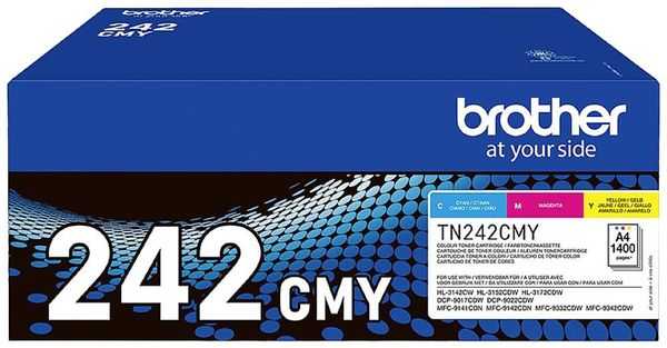 Brother Toner TN-242CMY TN242CMY Original Cyan, Magenta, Gelb 1400 Seiten