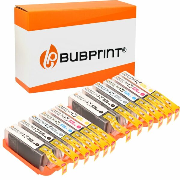 Bubprint Bubprint 12 Druckerpatronen kompatibel für Canon PGI-570 CLI-571 XL set Multipack