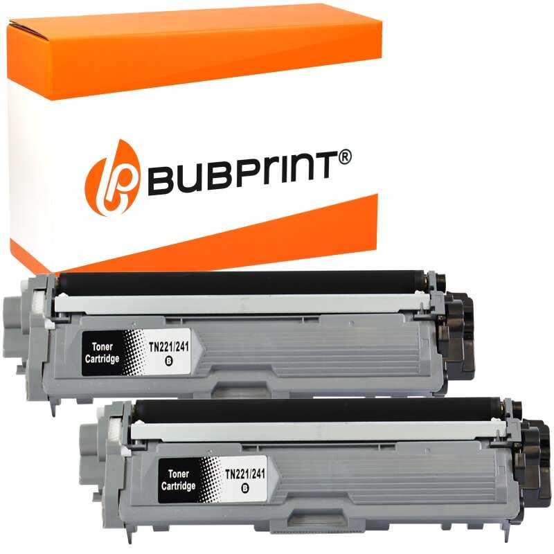 Bubprint Bubprint 2 Toner black kompatibel für Brother TN-241 TN-245 Brother DCP-9020 CDW HL-3170 CDW 3140 CW MFC-9330 CDW 9340 CDW 9130 CW 9140 CDN