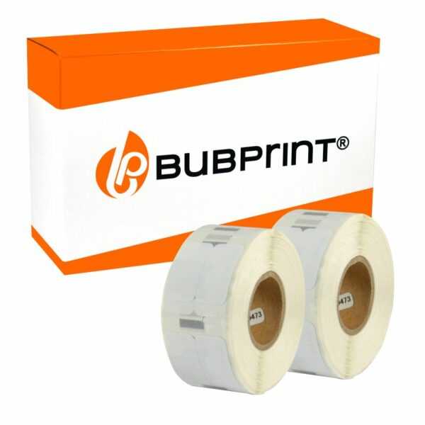 Bubprint Bubprint 2x Etikettenrolle kompatibel für Dymo 11353 S0722530 25x13mm SET