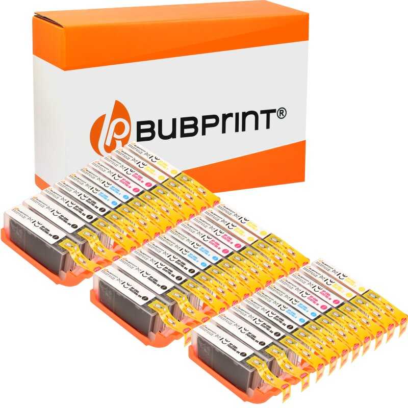 Bubprint Bubprint 30 Druckerpatronen kompatibel für Canon PGI-570 CLI-571 XL set Multipack