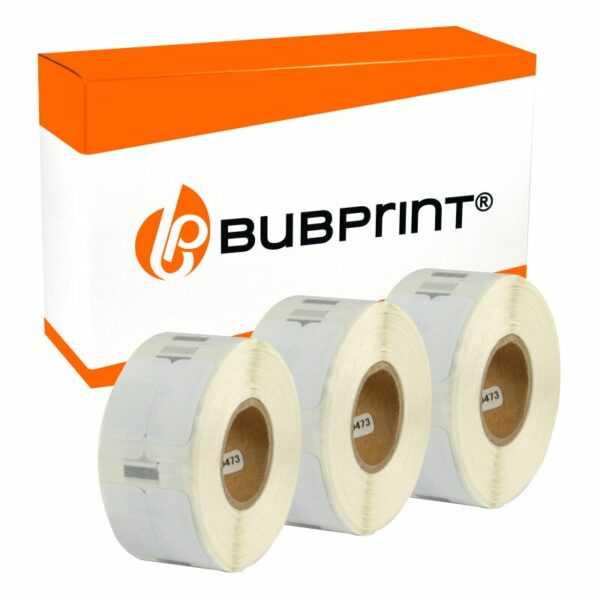 Bubprint Bubprint 3x Etikettenrolle kompatibel für Dymo 11353 S0722530 25x13mm SET