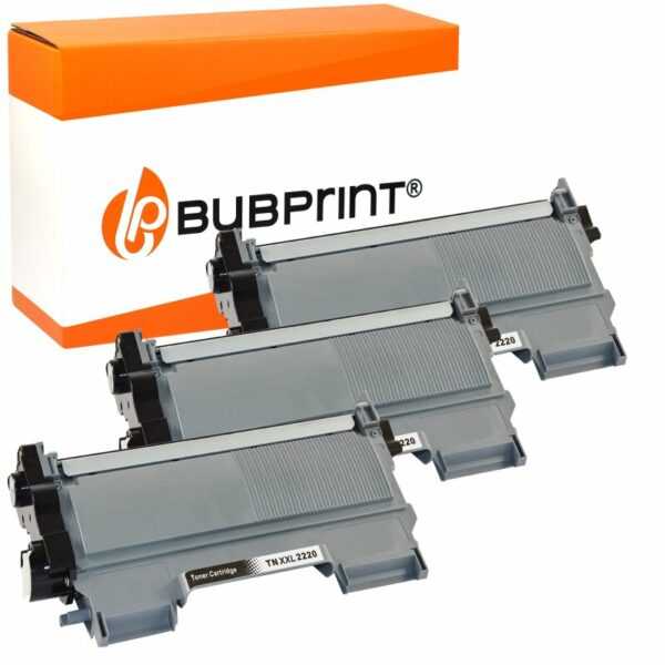 Bubprint Bubprint 3x Toner (5.200 S) kompatibel für Brother TN-2220 XXL / TN-2010 XXL black Brother DCP-7065 DN MFC-7860 DN DW HL-2240 Series HL-2200 Series