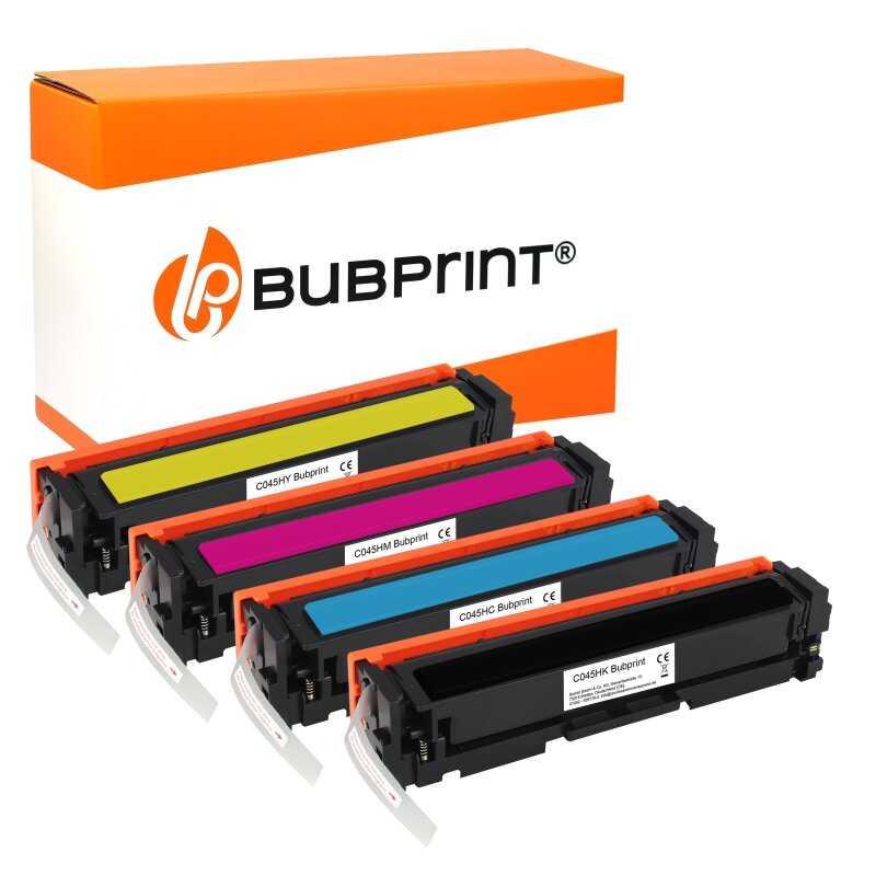 Bubprint Bubprint 4 Toner kompatibel für Canon 045H Set