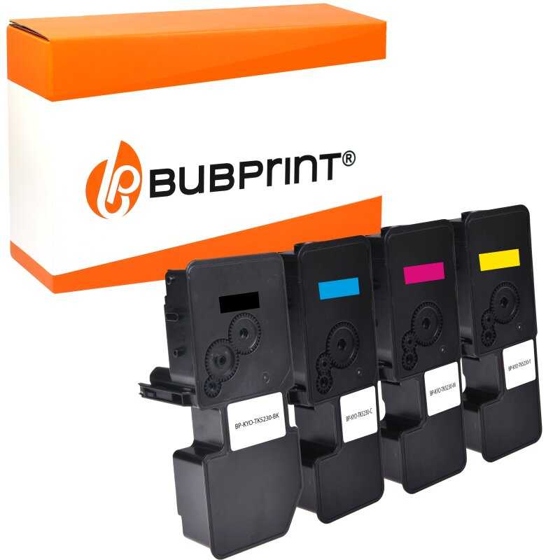 Bubprint Bubprint 4 Toner kompatibel für Kyocera TK-5230 Set