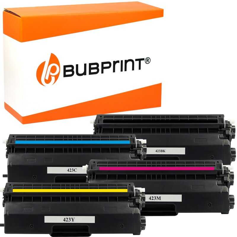 Bubprint Bubprint 4x Toner kompatibel für Brother TN-423 black cyan magenta yellow HL-L 8360 CDW MFC-L 8690 CDW MFC-L 8900 CDW