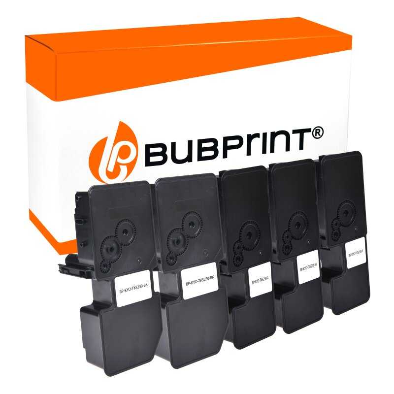 Bubprint Bubprint 5 Toner kompatibel für Kyocera TK-5230 Set