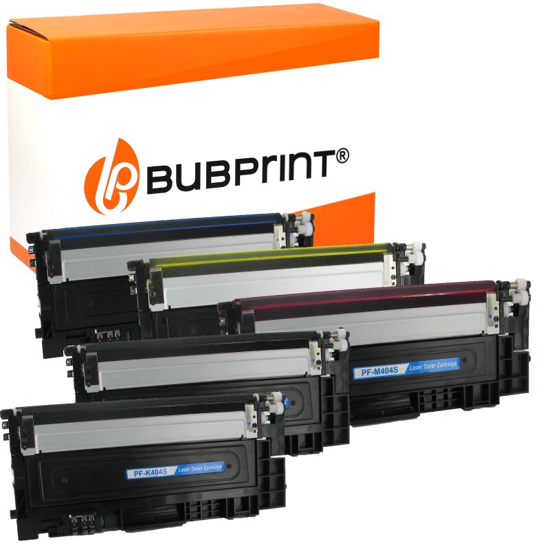 Bubprint Bubprint 5 Toner kompatibel für Samsung CLT-404S black cyan magenta yellow Xpress C430 C480