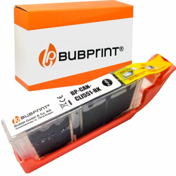 Bubprint Bubprint Druckerpatrone black foto kompatibel für Canon CLI-551 XL mit Chip Pixma IP 7250 MG 6350 5650 MX 725 925