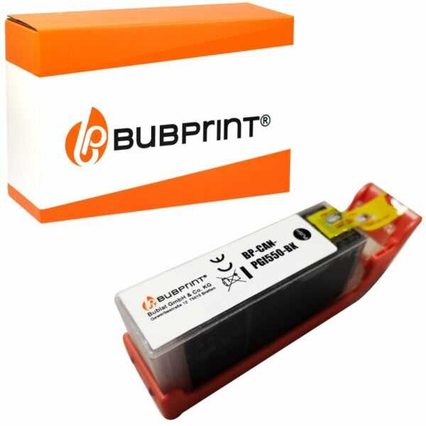 Bubprint Bubprint Druckerpatrone black kompatibel für Canon PGI-550 XL mit Chip für Canon Pixma IP 7250 MG 6350 5650 MX 725 925