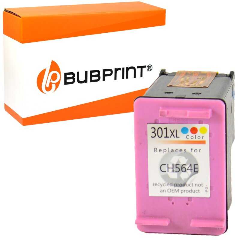 Bubprint Bubprint Druckerpatrone color kompatibel für HP 301 XL 301XL für HP Deskjet 1050 2050 2540 3050 Envy 4500