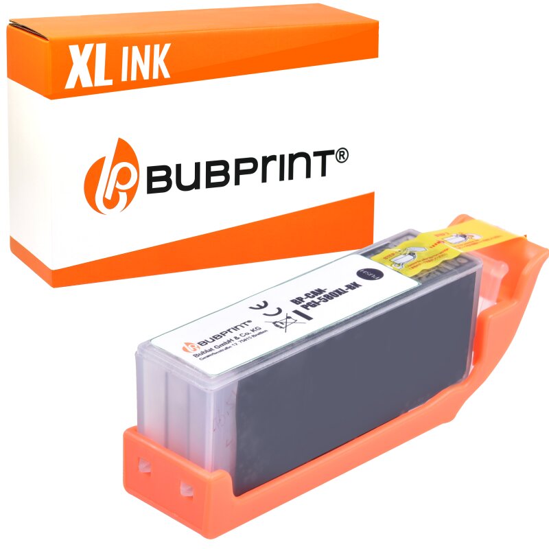 Bubprint Bubprint Druckerpatrone kompatibel für Canon PGI-580 XL Schwarz PG