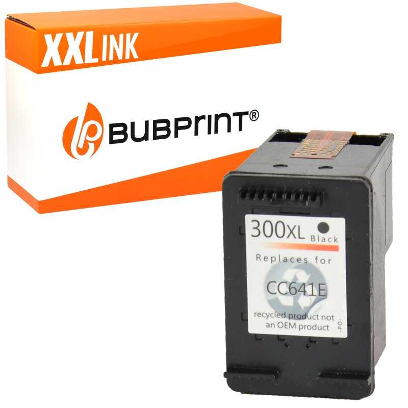 Bubprint Bubprint Druckerpatrone kompatibel für HP 300 XL 300XL black