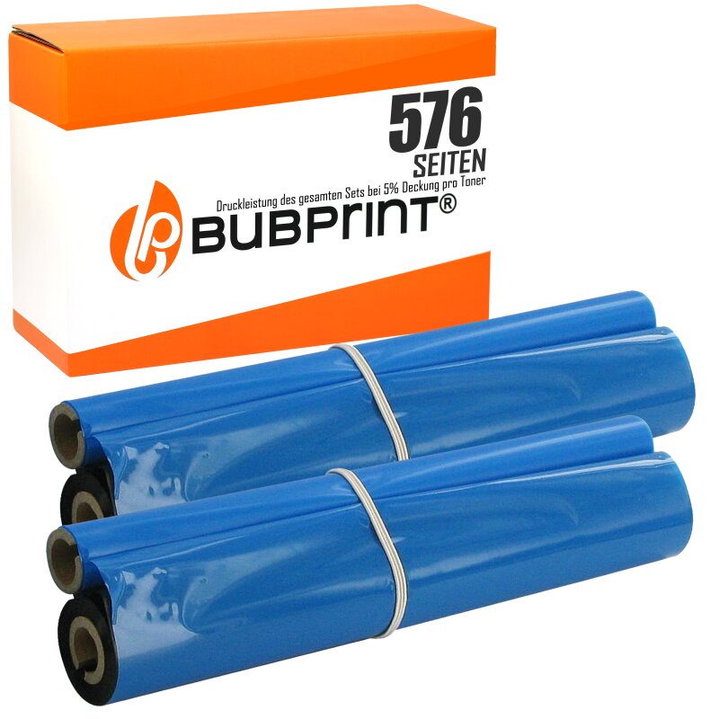 Bubprint Bubprint Thermotransferrolle kompatibel für Brother PC-72RF PC72RF Set Pack