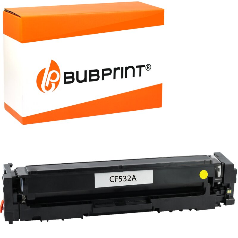 Bubprint Bubprint Toner kompatibel für HP CF532A Yellow für Color LaserJet Pro M180N M181FW