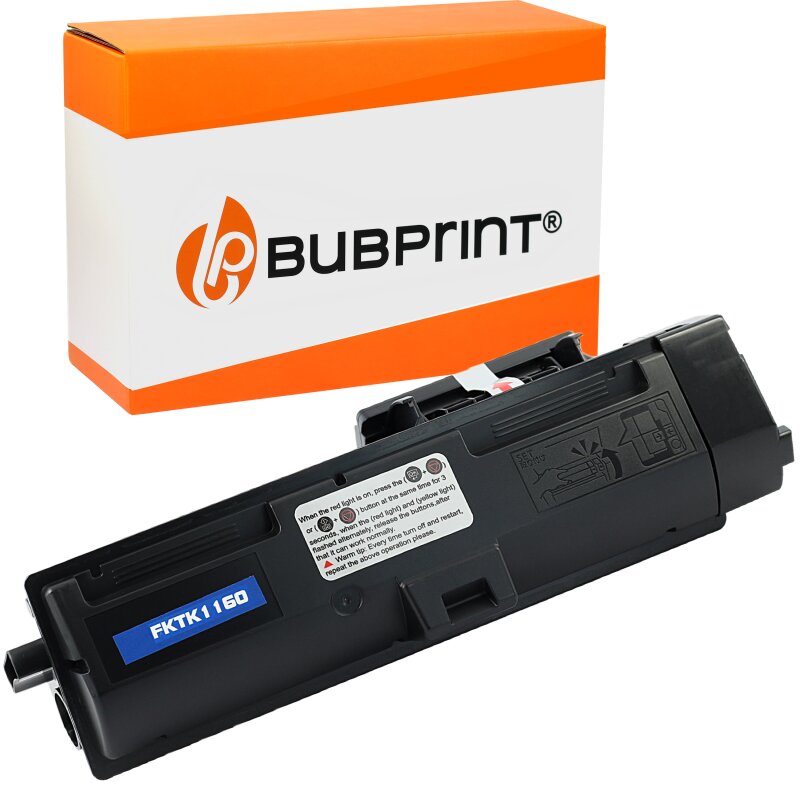 Bubprint Bubprint Toner kompatibel für Kyocera TK-1160 black (7200 Seiten) Ecosys P2050DN P2040DW