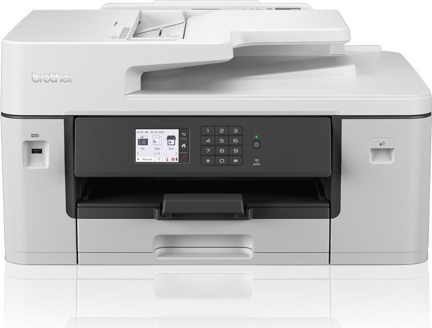 Brother MFC-J6540DW – Multifunktionsdrucker – Farbe – Tintenstrahl – A3 (Medien) – bis zu 25 Seiten/Min. (Kopieren) – bis zu 28 Seiten/Min. (Drucken) – 250 Blatt – 33.6 Kbps – USB 2.0, LAN, Wi-Fi(n), USB-Host