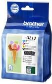 Brother LC3213 Value Pack – 4er-Pack – Schwarz, Gelb, Cyan, Magenta – Original – Tintenpatrone – für Brother DCP-J772DW, DCP-J774DW, MFC-J890DN, MFC-J890DW, MFC-J890DWN, MFC-J895DW (LC3213VAL)