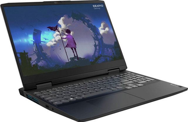 Praktisches Gaming-Notebook mit Full HD-Display Das Gaming-Notebook IdeaPad Gaming 3 15IAH7 wurde von Lenovo hergestellt. Es eignet sich dank passender Grafikkarte