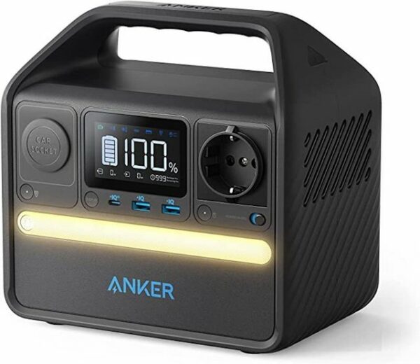 Anker 521 Ladestation (PowerHouse 256Wh) Die leistungsstarke Ladestation mit 398W Gesamtleistung Langlebige Batteriezellen: Batterien mit Lithium-Eisenphosphat (LiFePO4) haben eine 6-mal längere Lebensdauer und können 3000 Zyklen überstehen