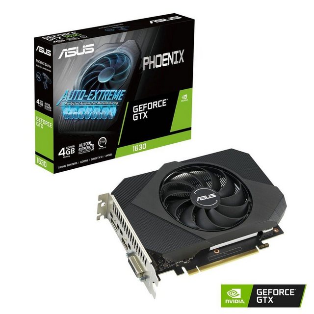 Asus GeForce GTX 1630 PH-GTX1630-4G Grafikkarte (4 GB, GDDR6)