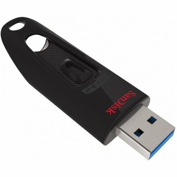 Sandisk Ultra USB 3.0 (64GB) SpeicherstickDas SanDisk Ultra USB 3.0 Flash-Laufwerk vereint schnellere Datengeschwindigkeiten und eine großzügige Kapazität in einem kompakten und schicken Gehäuse. Reduzieren Sie Wartezeiten und übertragen Sie Dateien bis zu 10 mal schneller als mit einem USB 2.0 Standardlaufwerk. Dank der Speicherkapazität bietet das Laufwerk auch für größere Mediendateien und Dokumente genügend Platz.ZustandNeuwareLieferumfangSandisk Ultra USB 3.0 (64GB) Speicherstick schwarz