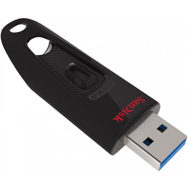 Sandisk Ultra 64 GB – Speicherstick – schwarz USB-Flash-Laufwerk