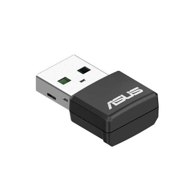 Asus WLAN-Stick WL-USB USB-AX55, NANO USB WLan Dongle, bis zu 1800 Mbit/s, OFDMA MU-MIMO