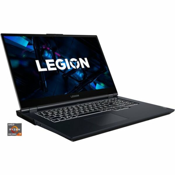 Das vielseitige Lenovo Legion 5 17ACH6A (82JY00AAGE) Gaming-Notebook verbindet ein stilvolles Äußeres mit spitzenmäßiger Ausstattung. Es ist eine starke Gaming-Maschine für ambitionierte Gamer