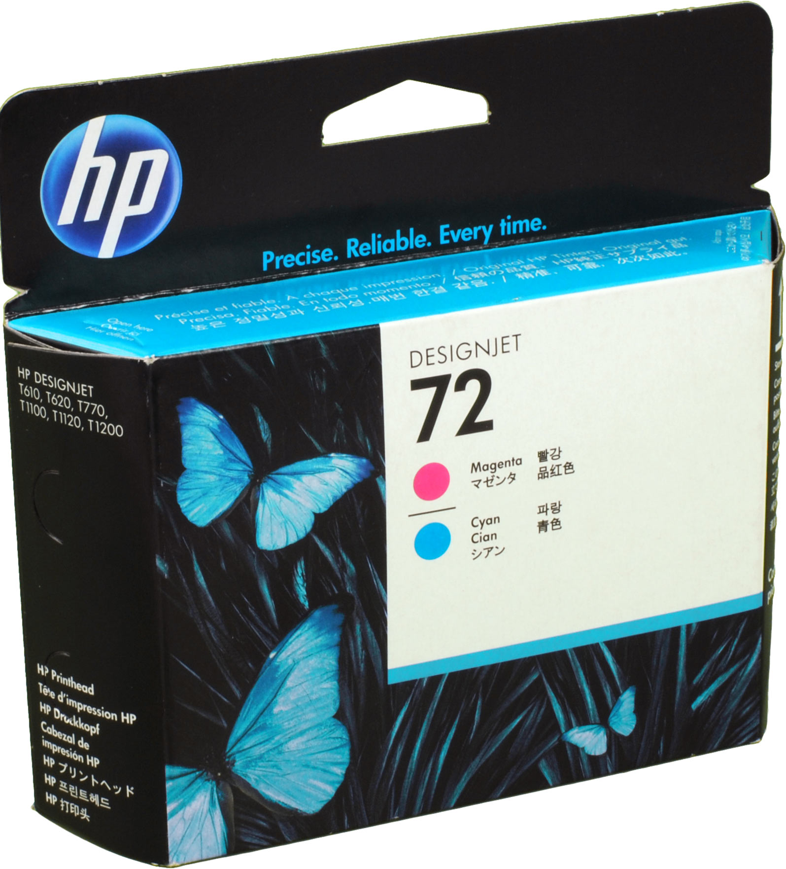 HP Druckkopf C9383A  72  cyan und magenta