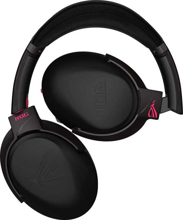 ASUS ROG Strix Go 2,4 Electro Punk – Headset – ohrumschließend – 2,4 GHz – kabellos, kabelgebunden – 3,5 mm Stecker (90YH02P1-B3UA00)