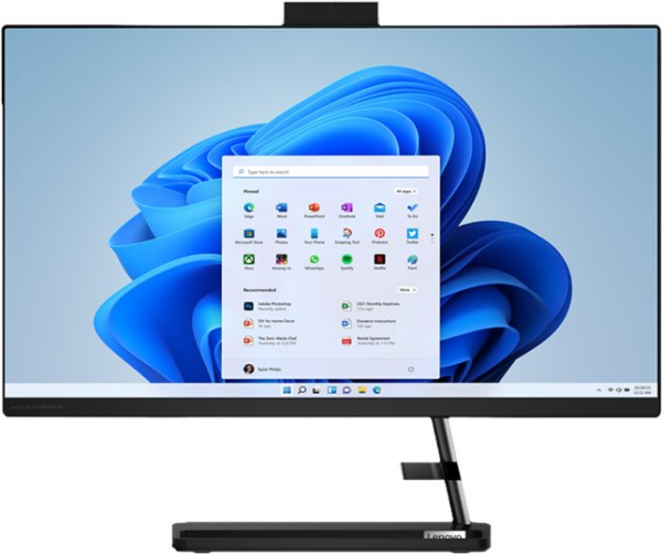 Kurzinfo: Lenovo IdeaCentre AIO 3 24IAP7 F0GH - All-in-One (Komplettlösung) - mit Ständer - Core i3 1220P / 1.5 GHz - RAM 8 GB - SSD 512 GB - NVMe - UHD Graphics - GigE