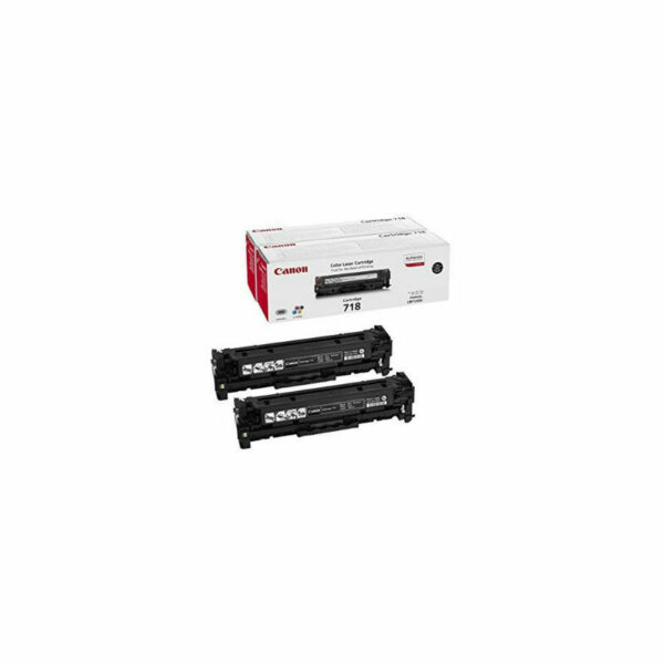 Canon Cartridge Contract 718 Black Schwarz Twin Pack (2662B017)