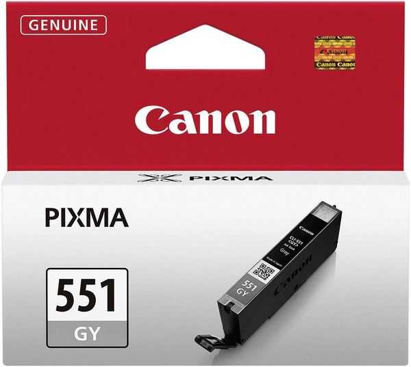 Canon Tintenpatrone CLI-551GY Original Grau 6512B001 Druckerpatrone