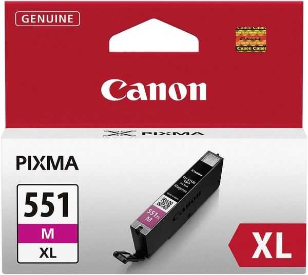 Canon Tintenpatrone CLI-551M XL Original Magenta 6445B001 Druckerpatrone