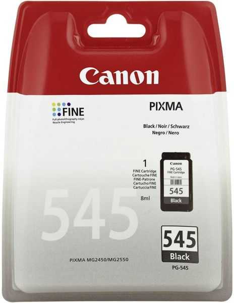 Canon Tintenpatrone PG-545 Original Schwarz 8287B001 Druckerpatrone