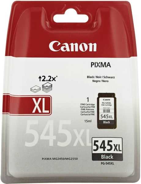 Canon Tintenpatrone PG-545XL Original Schwarz 8286B001 Druckerpatrone