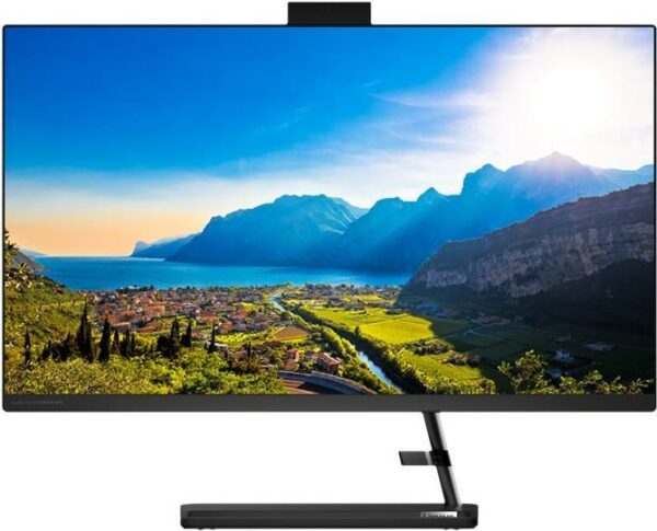 Kurzinfo: Lenovo IdeaCentre AIO 3 27ALC6 F0FY - All-in-One (Komplettlösung) - mit Ständer - Ryzen 7 5825U / 2 GHz - RAM 16 GB - SSD 512 GB - NVMe - Radeon Graphics - GigE - WLAN: Bluetooth 5.0