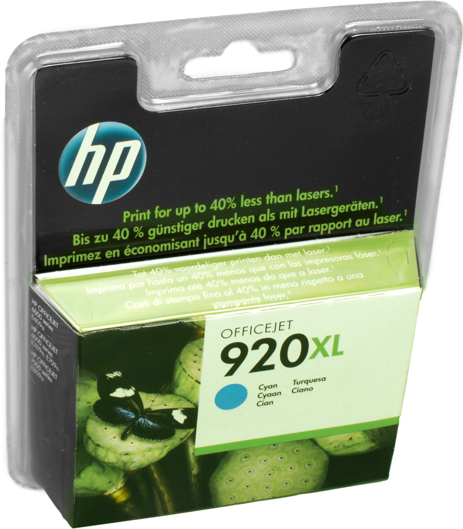 HP Tinte CD972AE  920XL  cyan