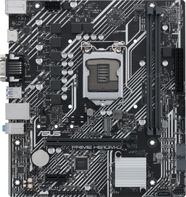 Kurzinfo: ASUS PRIME H510M-D - Motherboard - micro ATX - LGA1200-Sockel - H510 - USB 3.2 Gen 1 - Gigabit LAN - Onboard-Grafik (CPU erforderlich) - HD Audio (8-Kanal) Gruppe Motherboards Hersteller ASUS Hersteller Art. Nr. 90MB17M0-M0EAY0 Modell PRIME H510M-D EAN/UPC 4711081127468 Produktbeschreibung: ASUS PRIME H510M-D - Motherboard - micro ATX - LGA1200-Sockel - H510 Produkttyp Motherboard - micro ATX Chipsatz Intel H510 Prozessorsockel 1 x LGA1200-Sockel Kompatible Prozessoren (unterstützt Intel Core i5 / i7 / i9 der 11. und 10. Generation