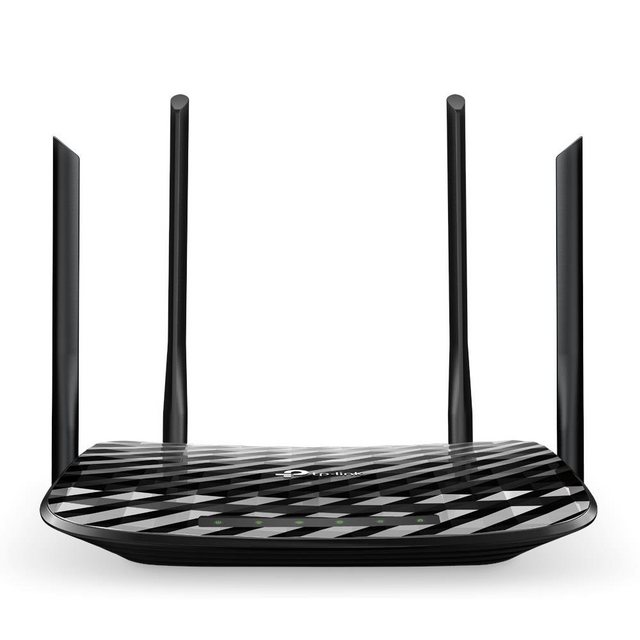 Archer C6 | AC1200 MU-MIMO Dualband-Gigabit-WLAN-Router  Unterstützt den 802.11ac standardSimultane Verbindungen 2.4GHz mit 300 Mbit/s und 5GHz mit 867 Mbit/s 4 externe Antennen und eine interne Antenne sorgen für stabile WLAN Verbindungen und optimale AbdeckungEinfache Verwaltung der Einstellungen dank Smartphone App: TP-Link TetherMU-MIMO erreicht bis zu 2X schnellere Verbindungen