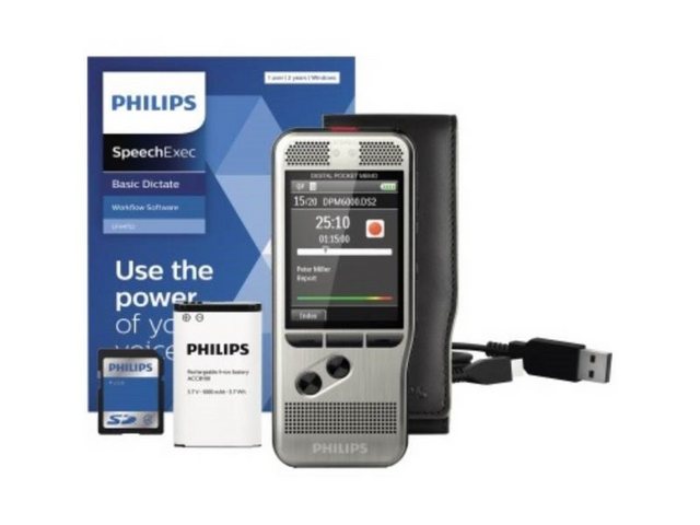 Philips Werkzeugset PHILIPS DPM6000/02 Philips Diktiergerät PocketMemo DPM6000 5,3 x 12,3