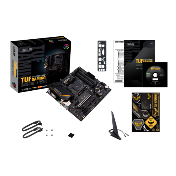 Kurzinfo: ASUS TUF GAMING B550M-E WIFI - Motherboard - micro ATX - Socket AM4 - AMD B550 - USB-C Gen1