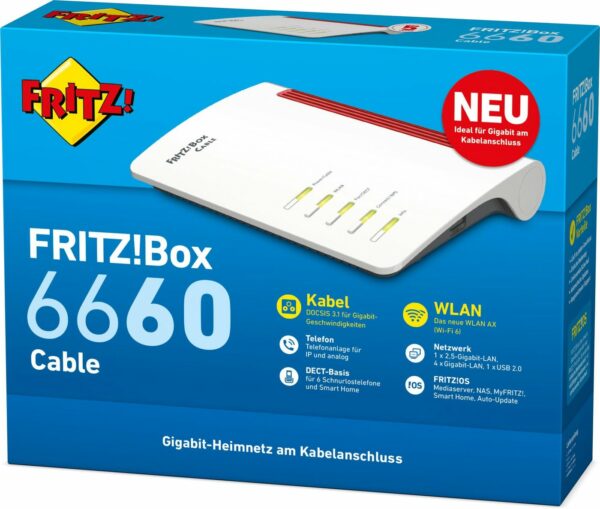 AVM FRITZ!Box 6660 Cable WLAN-Router – Bild 4