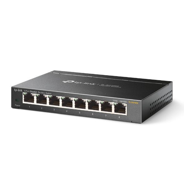 Der TP-Link 8-Port 10/100/1000 Mbit/s Desktop-Switch bietet Ihnen eine einfache Möglichkeit