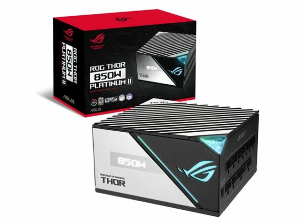 ROG Thor 850W Platinum IIDas ROG Thor 850W Platinum II ist das leiseste Netzteil seiner Klasse. Die Lambda A&#43